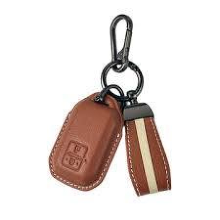 Key Care KLC 05 Silicon Car Key Cover Fit for Maruti Suzuki Baleno,Dzire,Ertiga,XL6 | Brown